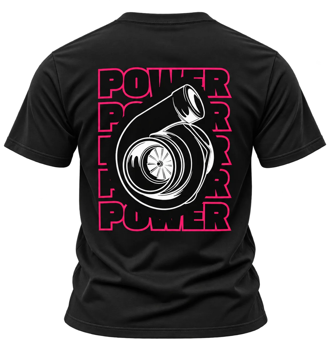 TURBO Tee Black/Pink